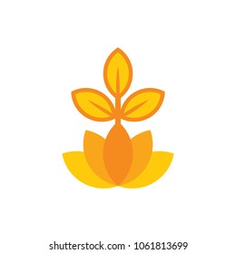 Lotus Nature Logo Icon Design