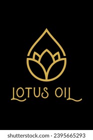 Logo-Design von Lotus Oil-Idee