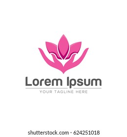 Lotus On Hand Logo