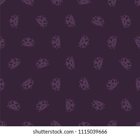 Lotus outline seamless pattern. Background from indian flowers for your website. Indian backdrop for fabric. Vector illustration