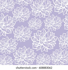 Lotus Pattern Background