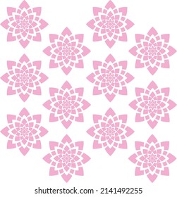 Lotus Pattern, textile repetitive element