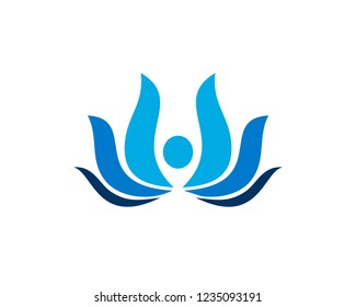 Lotus People Health Logo Design