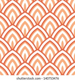 Lotus Petal Scales Seamless Background Pattern