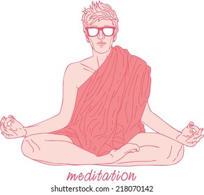 lotus position meditation