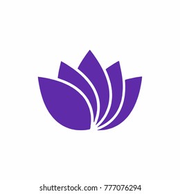 lotus purple logo modern