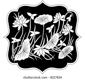 lotus silhouette