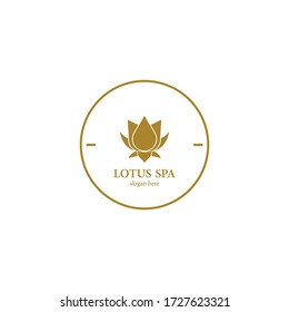 Design des Lotus spa-Logos