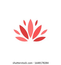 Lotus spa Logo Vorlage Vektorillustration Symbol Design