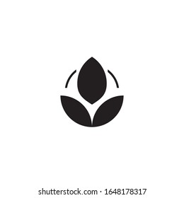 Lotus spa logo template vector icon design