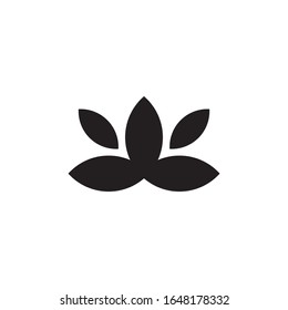 Lotus spa logo template vector icon design