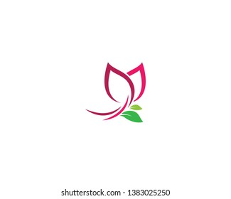 Lotus symbol vector icon illustration