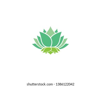 Lotus symbol vector icon illustration