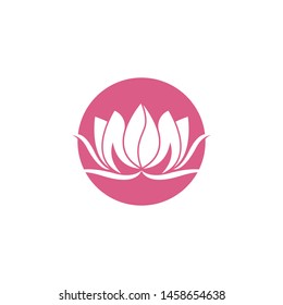 Lotus symbol vector icon illustration