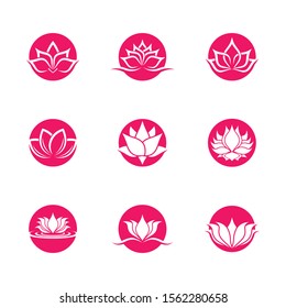 Lotus Symbol Vector Icon Illustration Stock Vector (Royalty Free ...