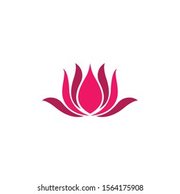 Lotus symbol vector icon illustration