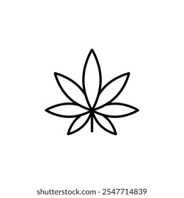 Ícone de vetor de linha fina do Lotus