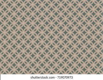 lotus tile pattern vector design. Set 4