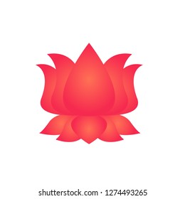 Lotus vector colorful design vector illustrated art.