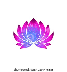 Lotus Vector Hand Drawn Illustration Stock Vector (Royalty Free ...