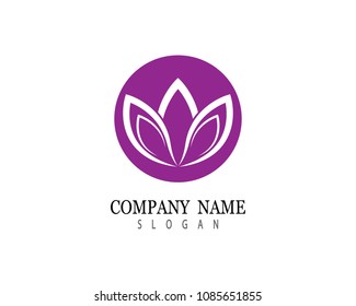 Icono de vector de Lotus