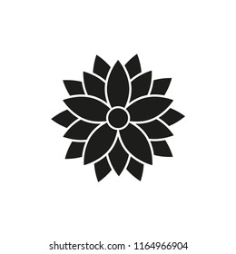 lotus vector icon, flower icon in trendy flat style 