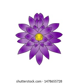Lotus vector icon logo template