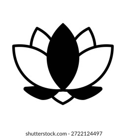 Icono del Vector de Lotus que puede modificar o editar fácilmente
