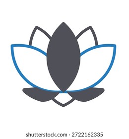 Icono del Vector de Lotus que puede modificar o editar fácilmente
