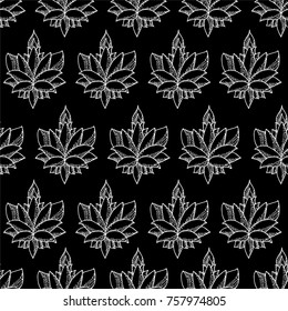 Lotus vector illustration. Doodle style. Design, print, logo, decor, textile, paper