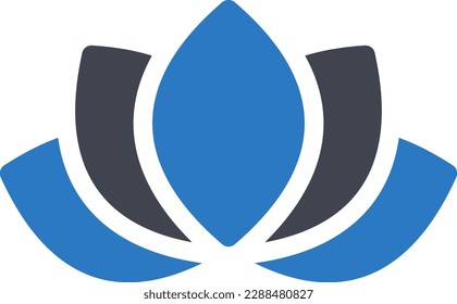 lotus Vector illustration on a transparent background. Premium quality symmbols. Glyphs vector icons for concept and graphic design.