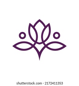 Lotus Vector Logo Design Template