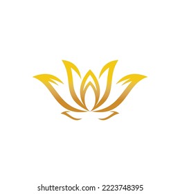 Lotus Vector Logo Design Template