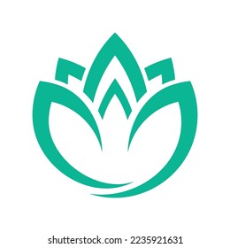 Lotus Vector Logo Design Template