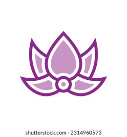 Lotus Vector Logo Design Template