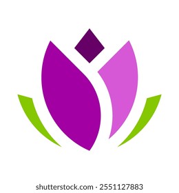 Lotus Vector Plantilla de diseño de logotipo