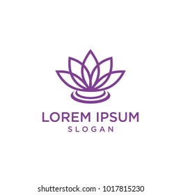 Lotus vector logo graphic abstract shape