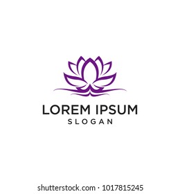 Lotus vector logo graphic abstract shape