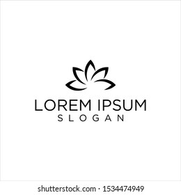 lotus vector logo graphic abstract