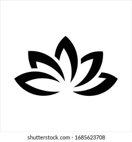 lotus vector logo graphic abstract