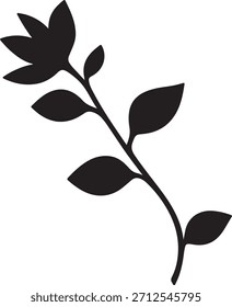  Ícone do Lotus Vine - Ilustração de vetor
