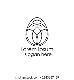 lotus vintage logo design vector, spa logo inspiration, nature design inspiration