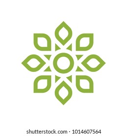 Lotus Wellness Logo Design Template Element
