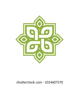 Lotus Wellness Logo Design Template Element