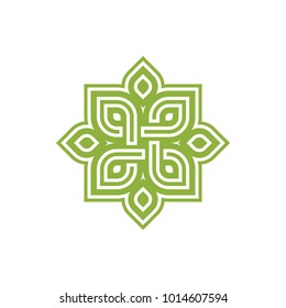 Lotus Wellness Logo Design Template Element