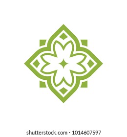 Lotus Wellness Logo Design Template Element