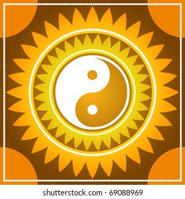 Lotus Yin Yang Design