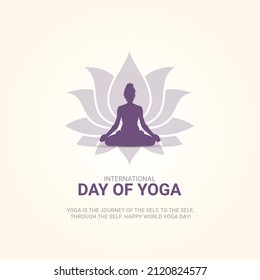 
Lotus and Yoga International day of yoga idea design for poster, banner vector illustration 10.  - Shutterstock ID 2120824577