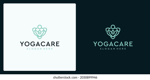 Lotus Yoga Logo Design Inspiration . Meditation Lotus Yoga Logo Design