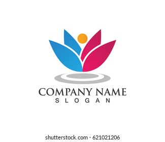 Lotus yoga logos
